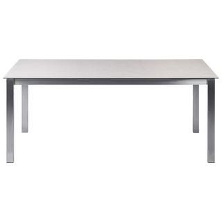 Beliani Salle à manger de jardin avec chaises en Verre de sécurité Traditionnel COSOLETO  