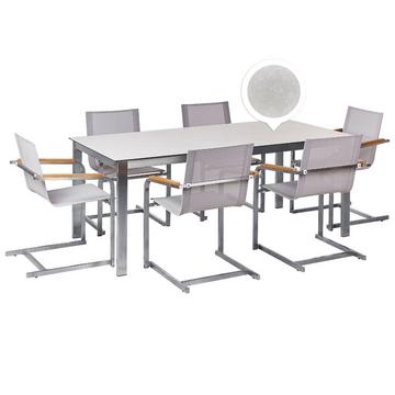 Gartentisch mit Stühlen aus Sicherheitsglas Klassisch COSOLETO