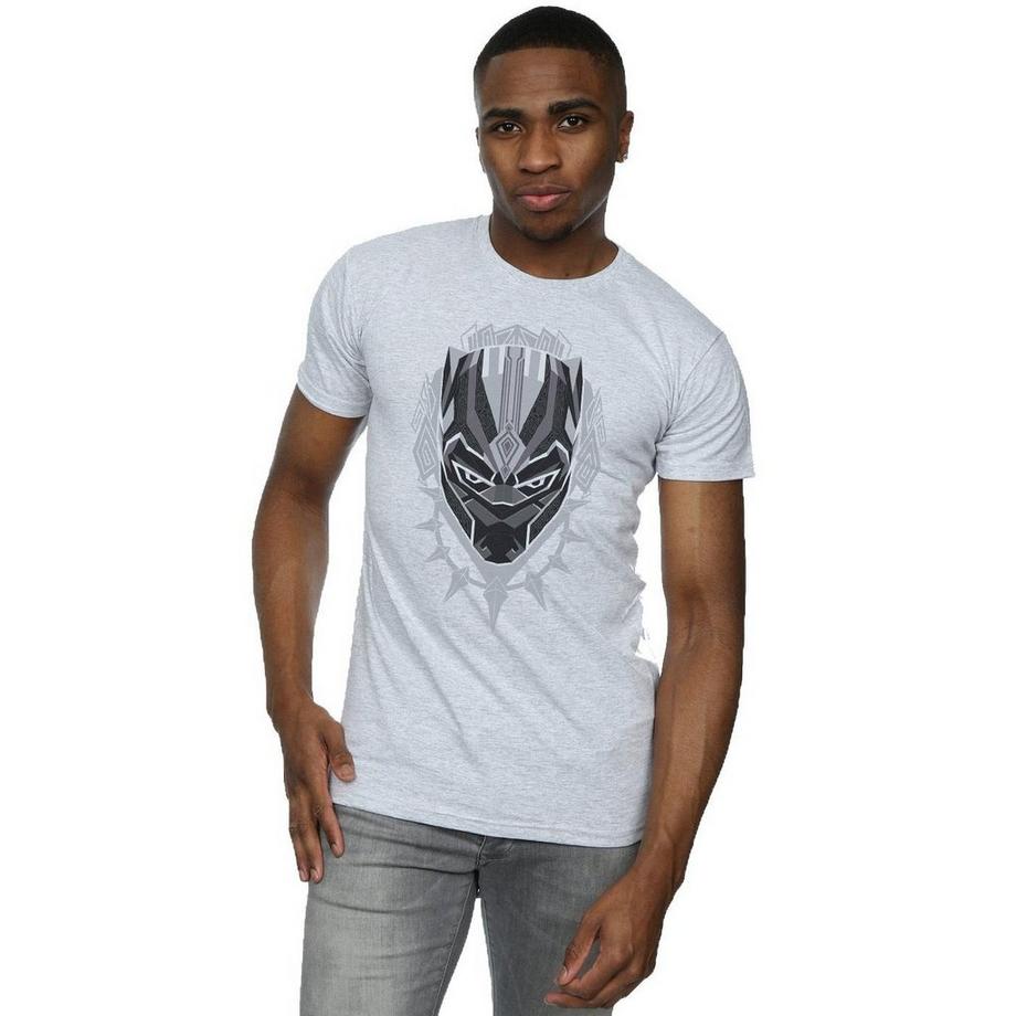 MARVEL Black Panther Mask Graphic Print T-Shirt  