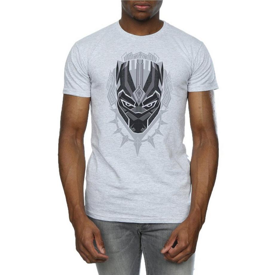 MARVEL Black Panther Mask Graphic Print T-Shirt  