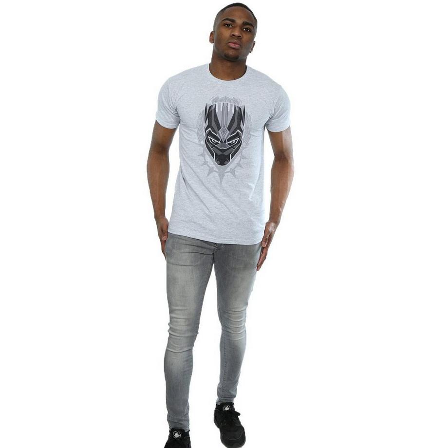 MARVEL Black Panther Mask Graphic Print T-Shirt  
