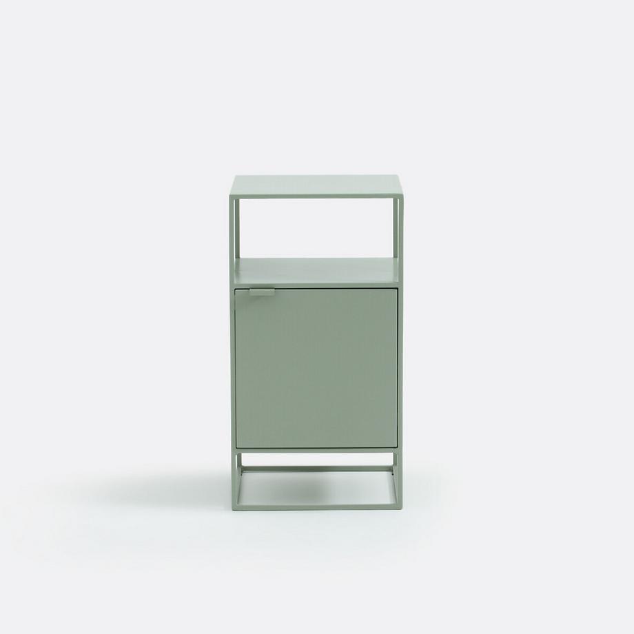 La Redoute Intérieurs Nachttisch aus Metall Stahl  