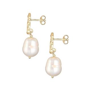 Elli  Ohrringe Stecker Baroque Süßwasserzuchtperle 