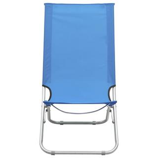 VidaXL Chaise de plage tissu  