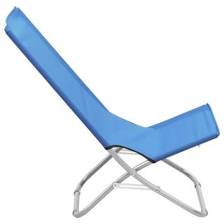 VidaXL Chaise de plage tissu  