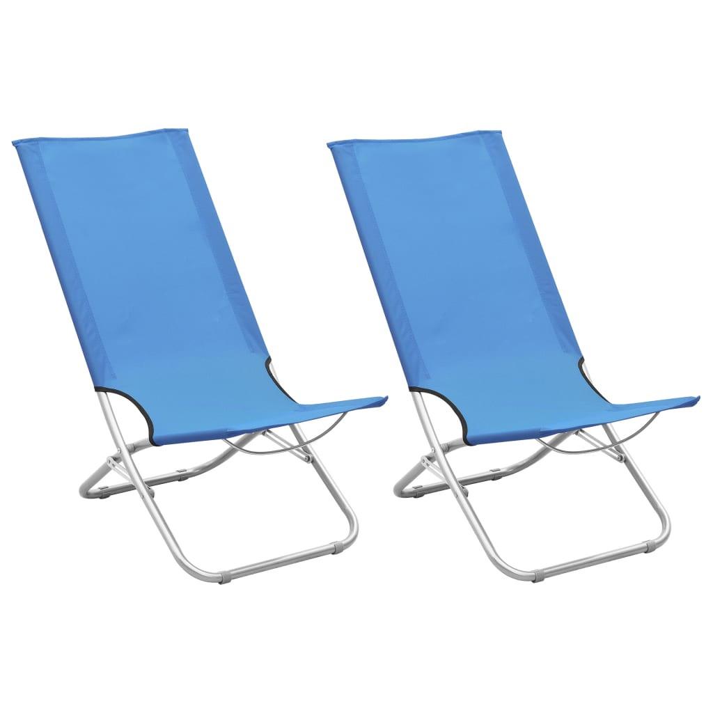 VidaXL Chaise de plage tissu  