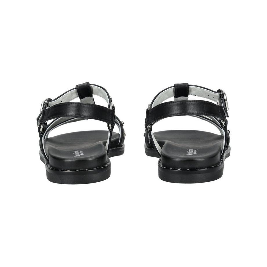 Nero Giardini Sandali con cinghie a T decorate con borchie  