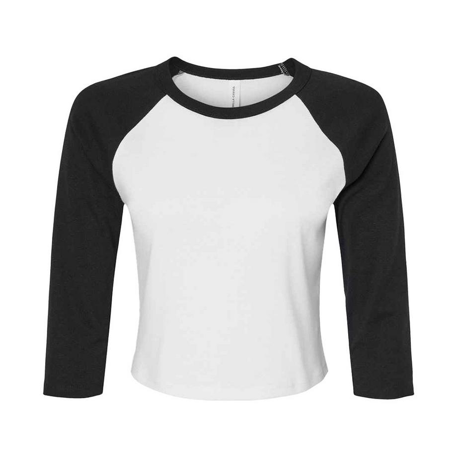 Bella + Canvas T-shirt Court Manches Raglan 3/4  
