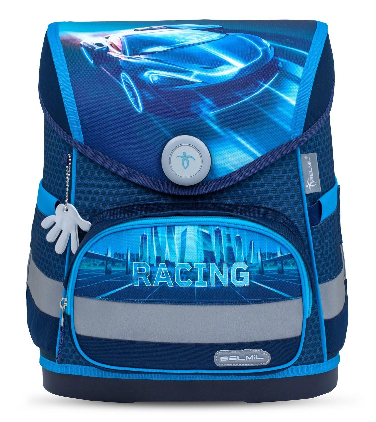 Belmil  COMPACT Schulrucksack-Set Racing Blue Neon 