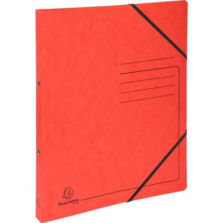 Exacompta EXACOMPTA Ringhefter 2.0cm 542555E rot, Gummiband, 2-Ring A4  