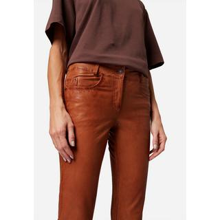 RICANO  Pantalon en cuir  Dorin, style classique à taille basse avec 5 poches 