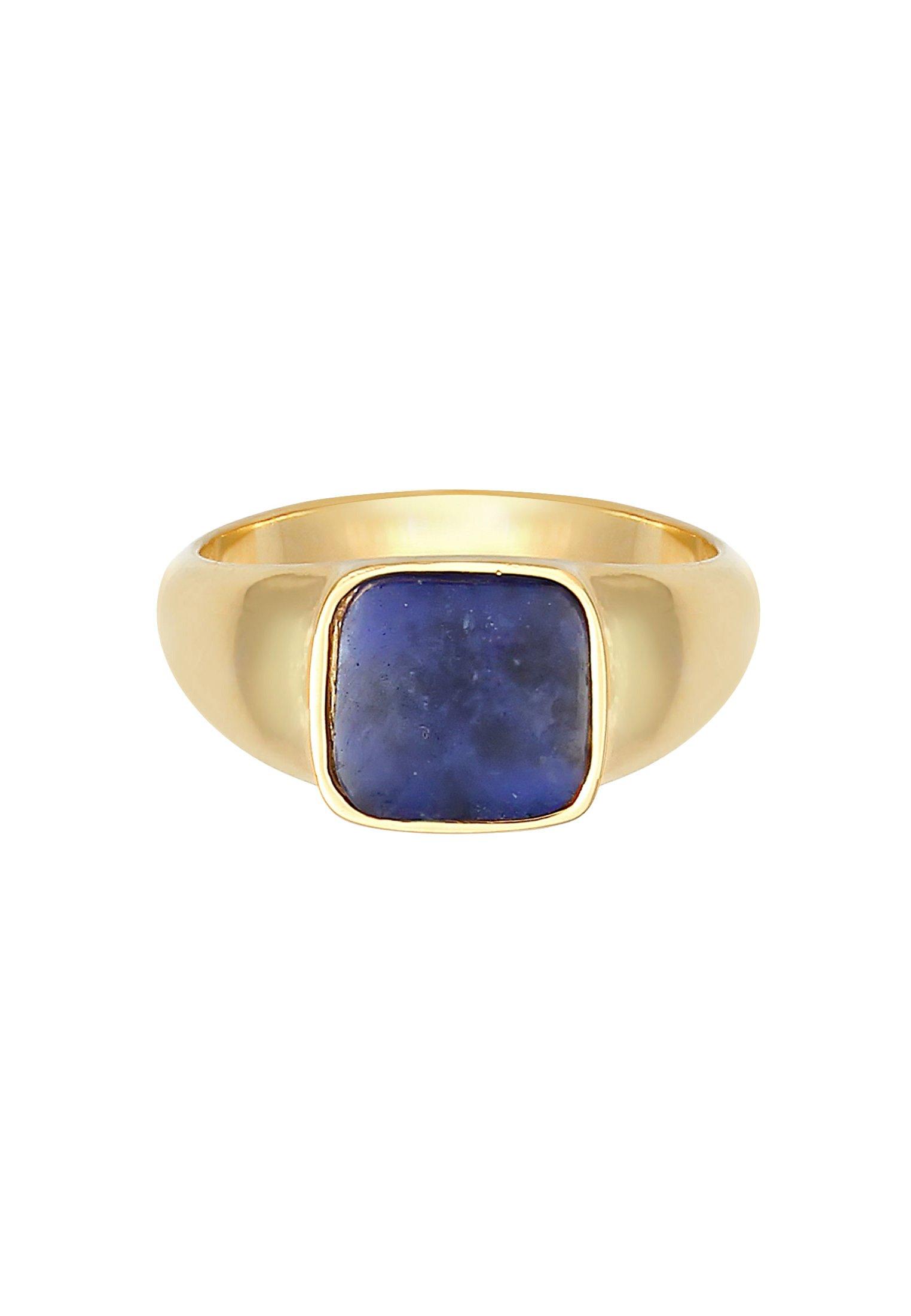 Elli  Bague Bague Sceau Sodalite Carré Classique 