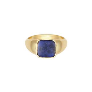 Elli  Bague Bague Sceau Sodalite Carré Classique 