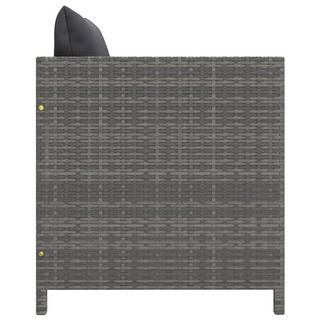 VidaXL Gartensofa poly-rattan  