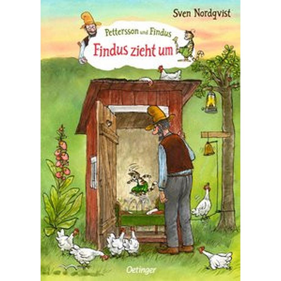 Pettersson und Findus. Findus zieht um Nordqvist, Sven; Nordqvist, Sven (Illustrationen); Dörries, Maike (Übersetzung) Couverture rigide 