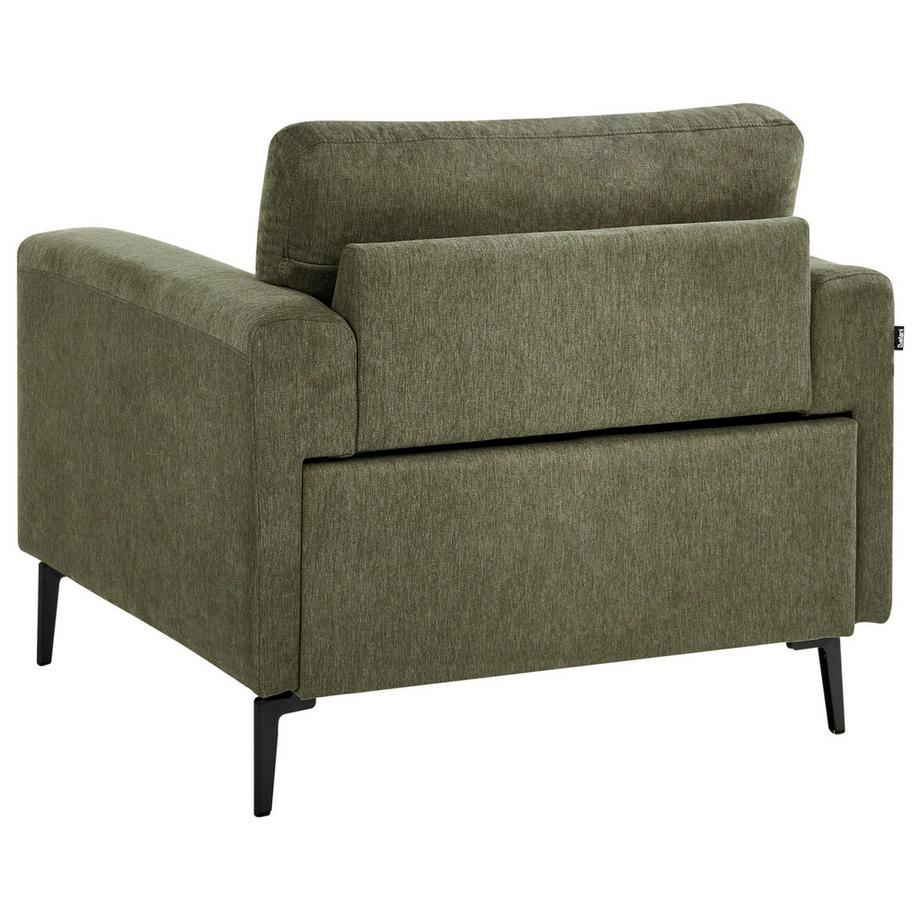 Beliani Sessel aus Stoff Industriell LOUSTO  