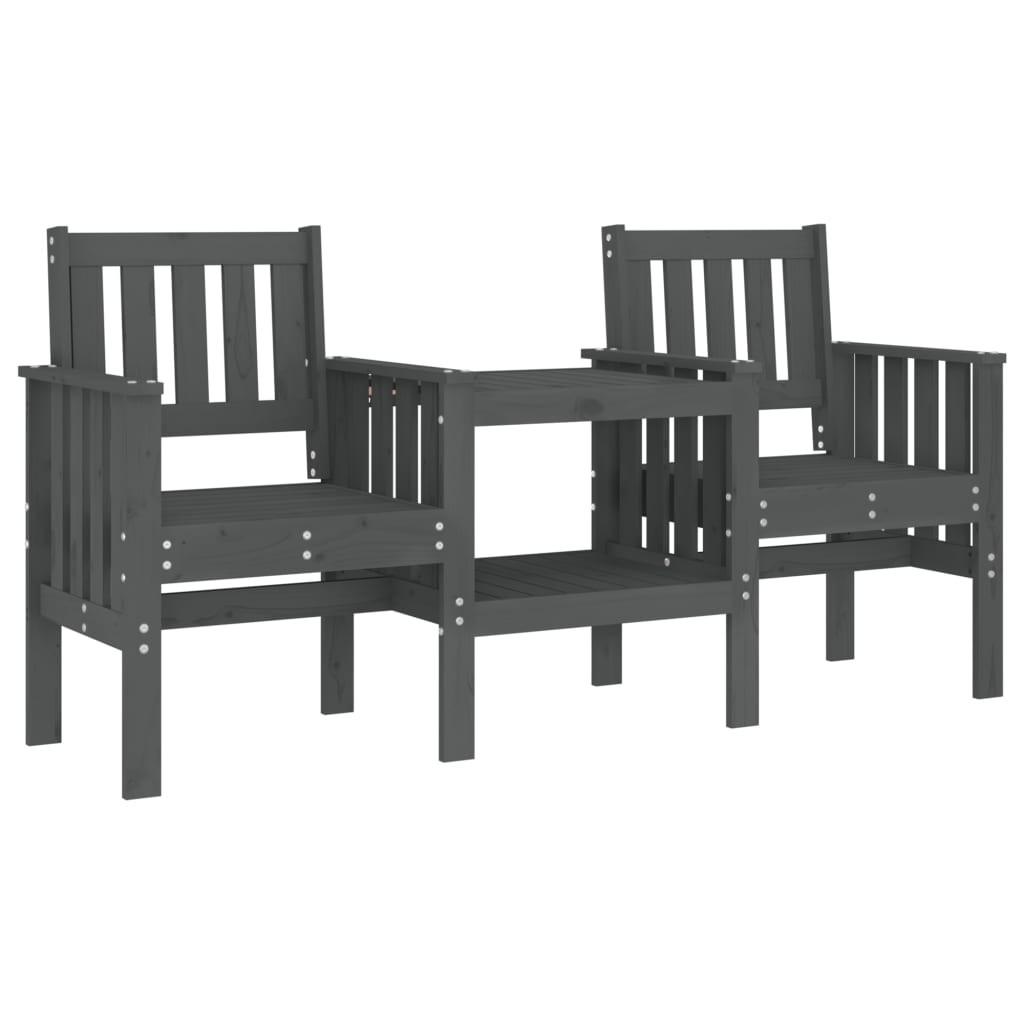 VidaXL Banc de jardin bois  