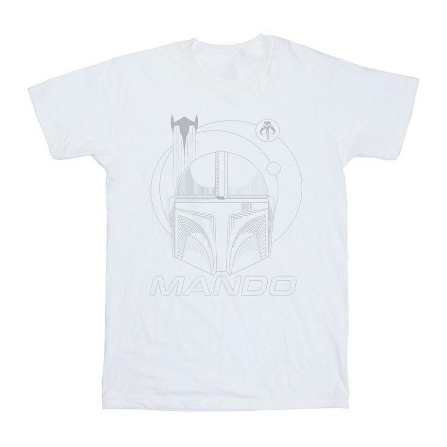 The Mandalorian Maglietta Casco