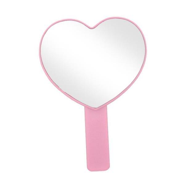 B2X Specchio a forma di cuore - rosa  