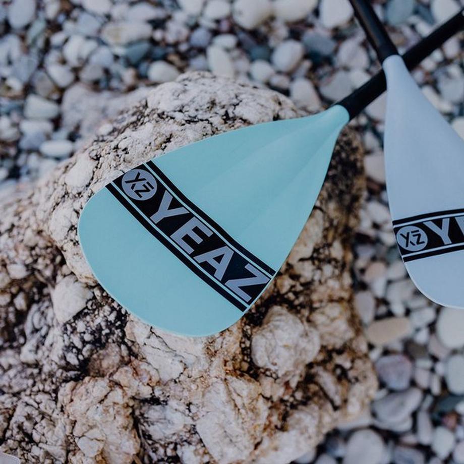 YEAZ  BAIA Pagaie en aluminium pour SUP - lagoon blue 