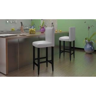 VidaXL Tabouret de bar cuir artificiel  