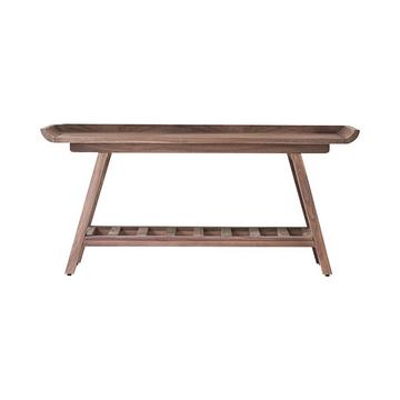 Consolle bassa in noce massello Pampa