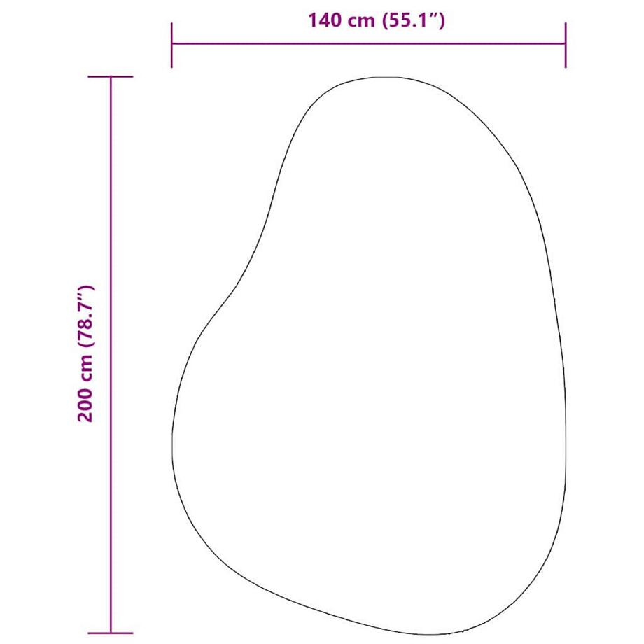 VidaXL  Décor de tapis polyester 