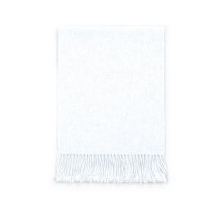 CASH-MERE.CH Sciarpa tinta unita con frange  