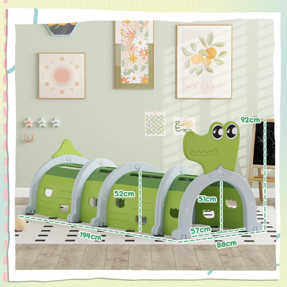 AIYAPLAY  Kinder Krabbeltunnel 