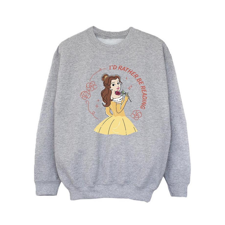 Beauty And The Beast I'd Rather Be Reading Sweatshirt