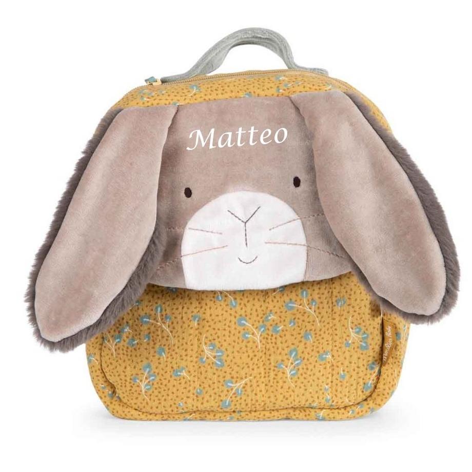 Moulin Roty  Rucksack Kaninchen ocker Trois Petits Lapins 