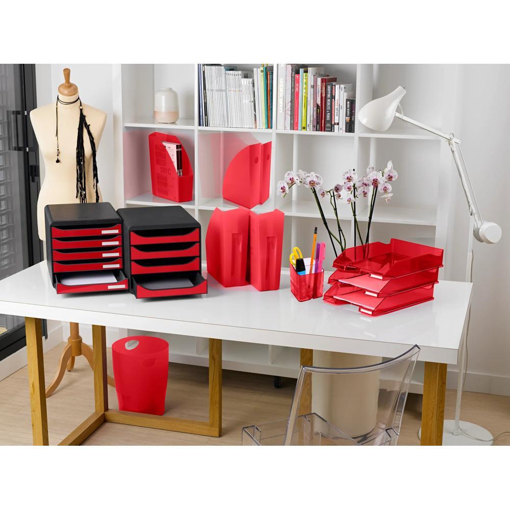 Biella MAG-CUBE porte-revues, ECO - Rouge  