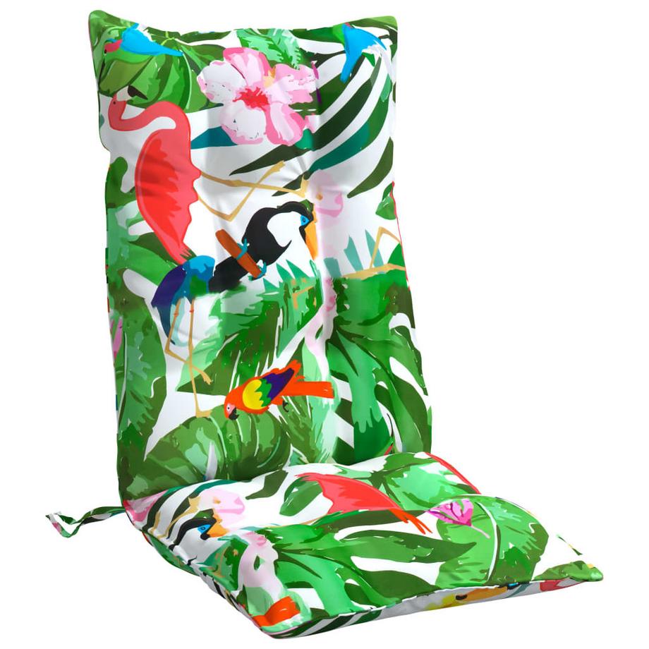 VidaXL cuscino per sedia con schienale alto Tessuto  