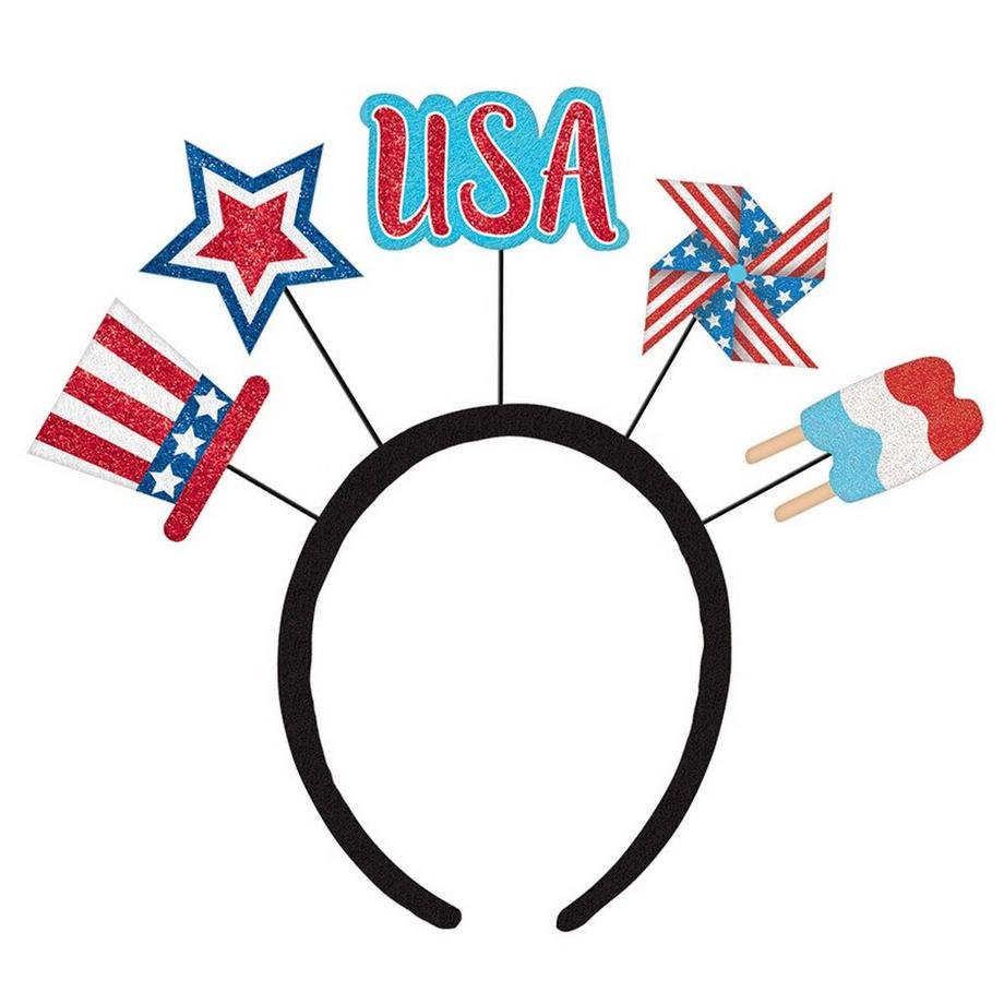 Patriotic BopperStirnband 4. Juli