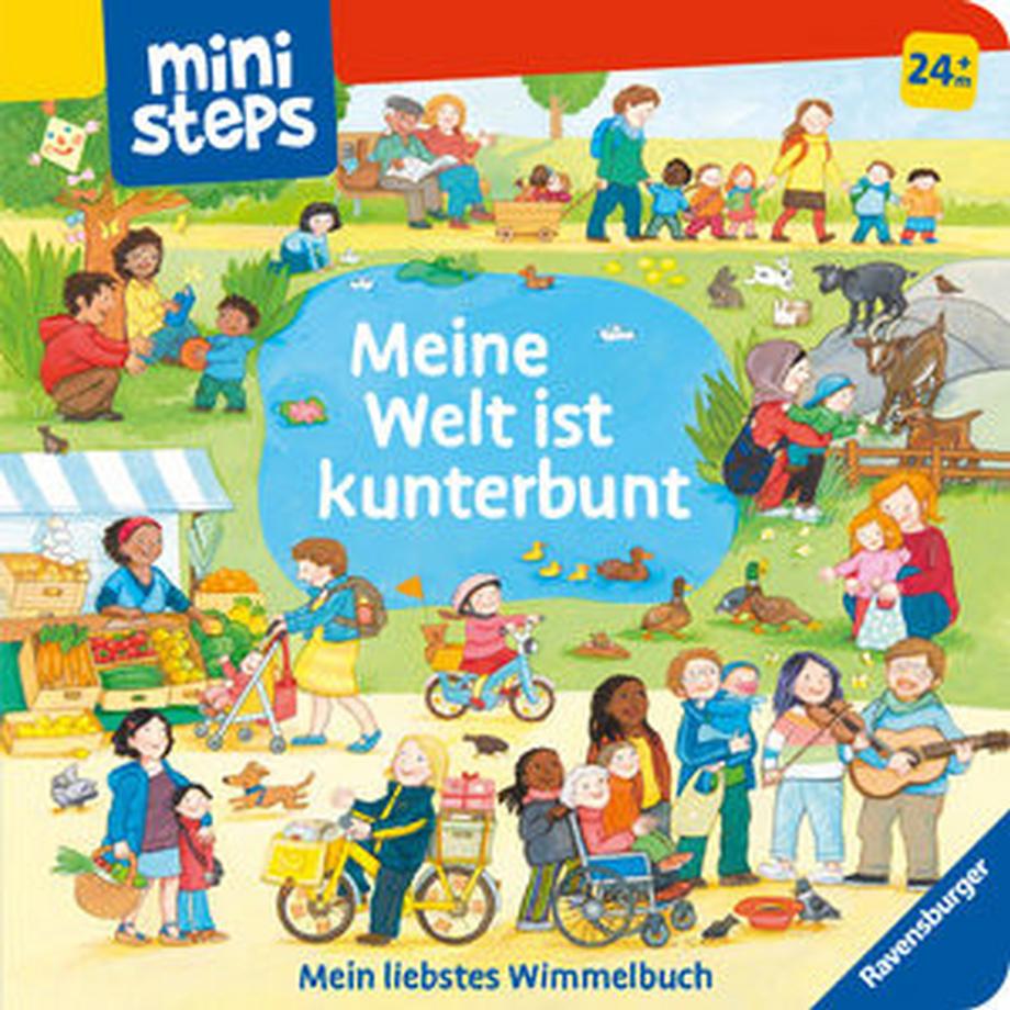 ministeps: Meine Welt ist kunterbunt Orso, Kathrin Lena; Kohl, Martina (Illustrationen) Couverture rigide 