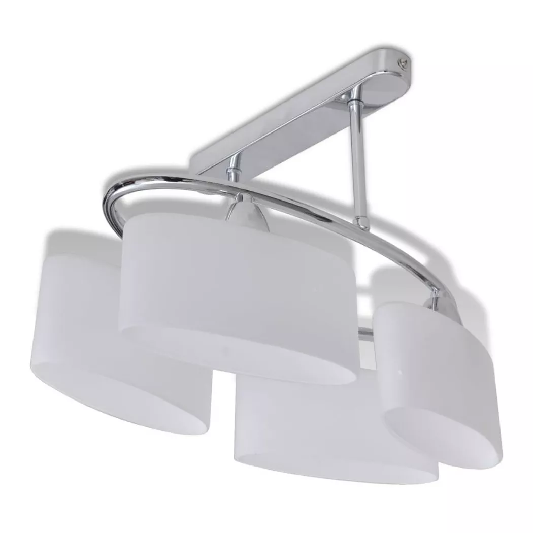 VidaXL - Deckenlampen glas, 60 cm, Weiss