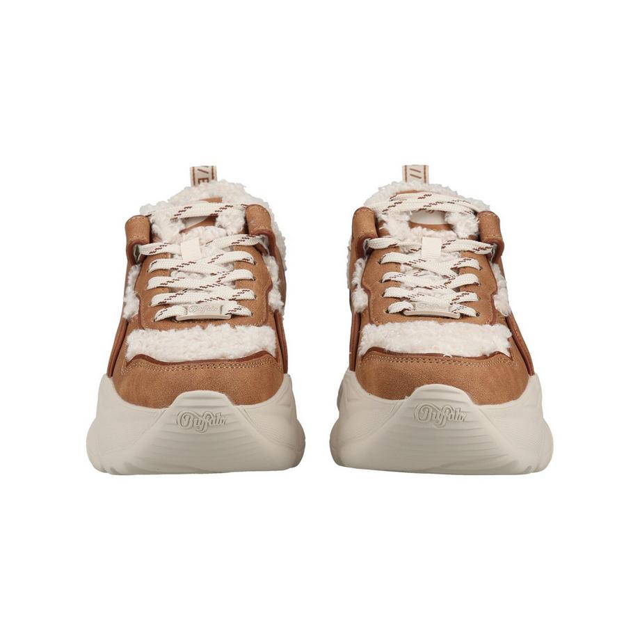 Buffalo Plateausneaker mit Kunstfellbesatz  