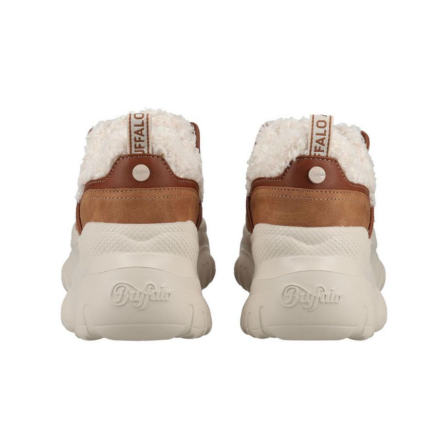 Buffalo Plateausneaker mit Kunstfellbesatz  