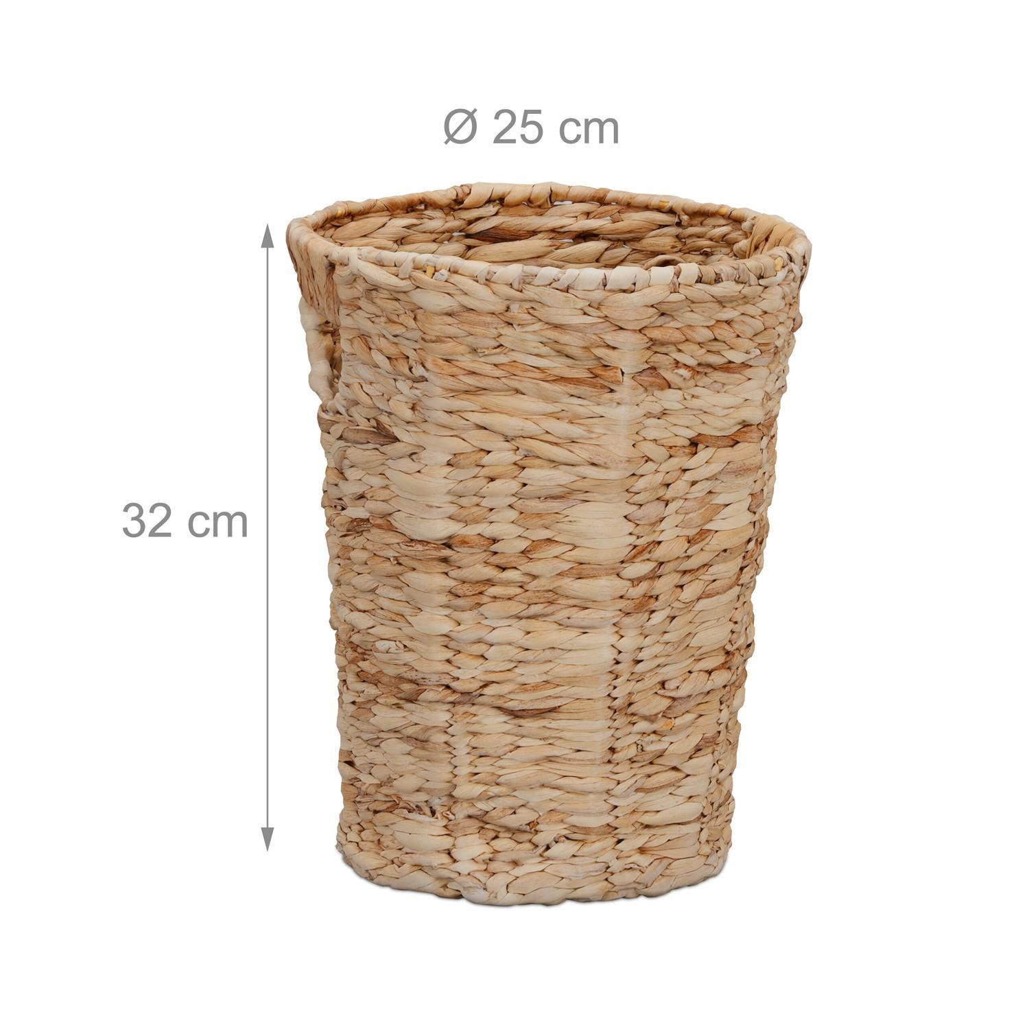 Northio Cestino di carta in giacinto d'acqua  