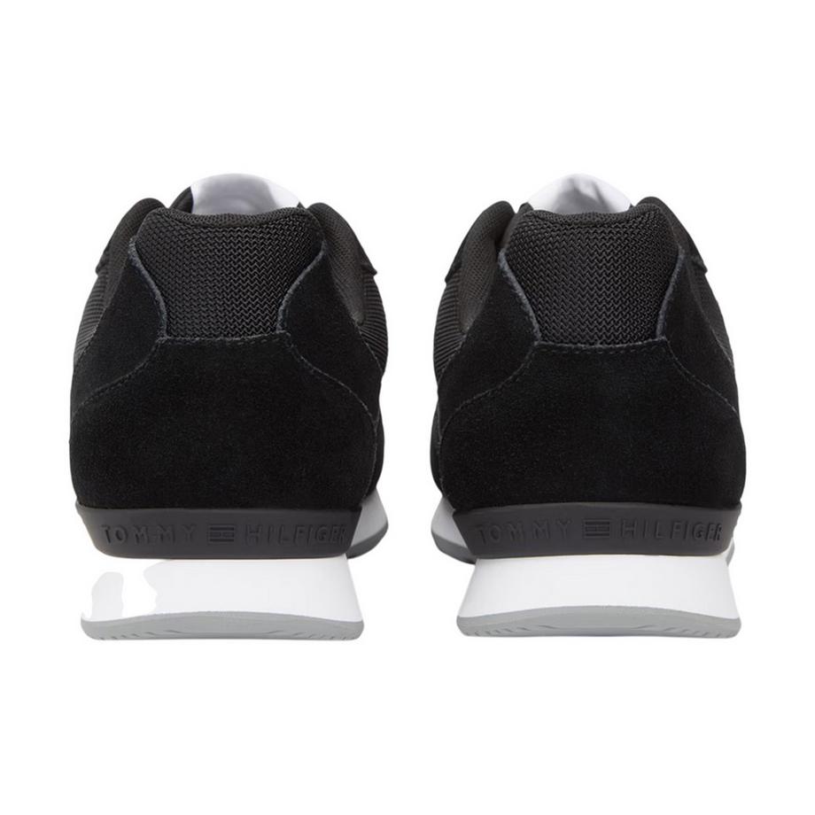 TOMMY HILFIGER Niedrig Geschnittene Flache Ledersneaker  
