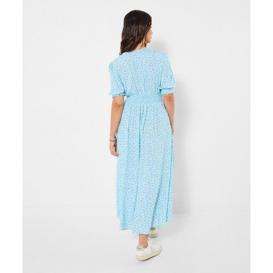 Joe Browns Maxikleid mit kleinteiligem Gänseblümchenmuster und Knopfleiste  