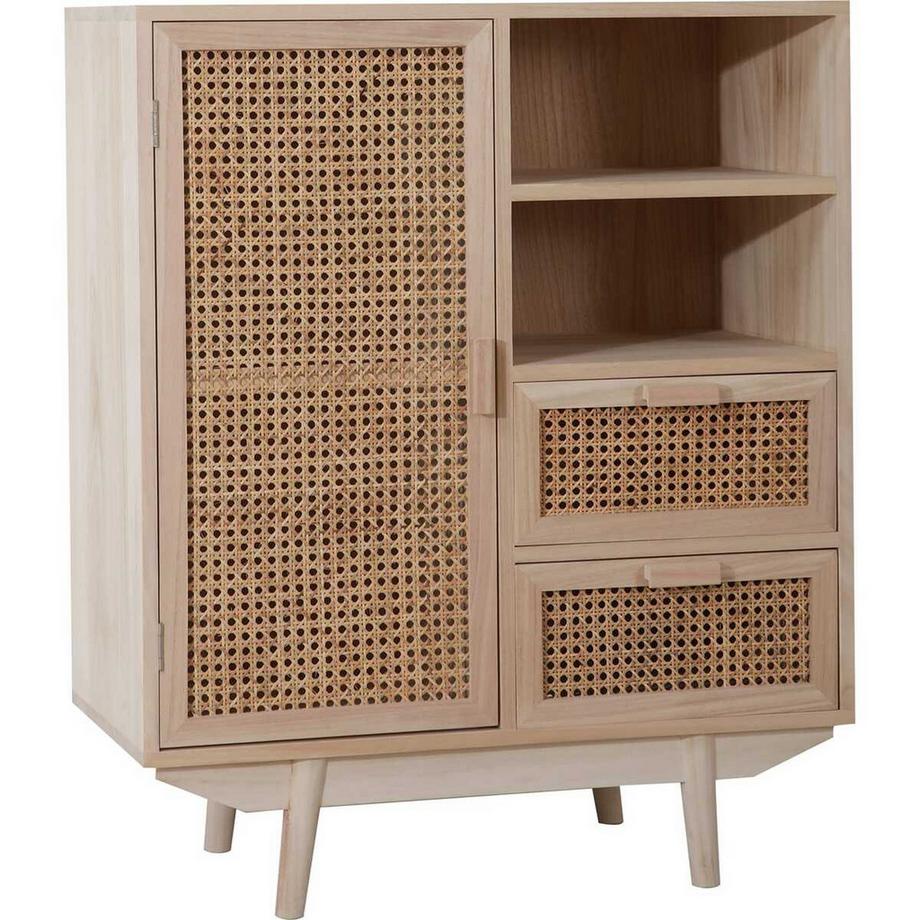 mutoni Credenza in rattan intrecciato naturale  
