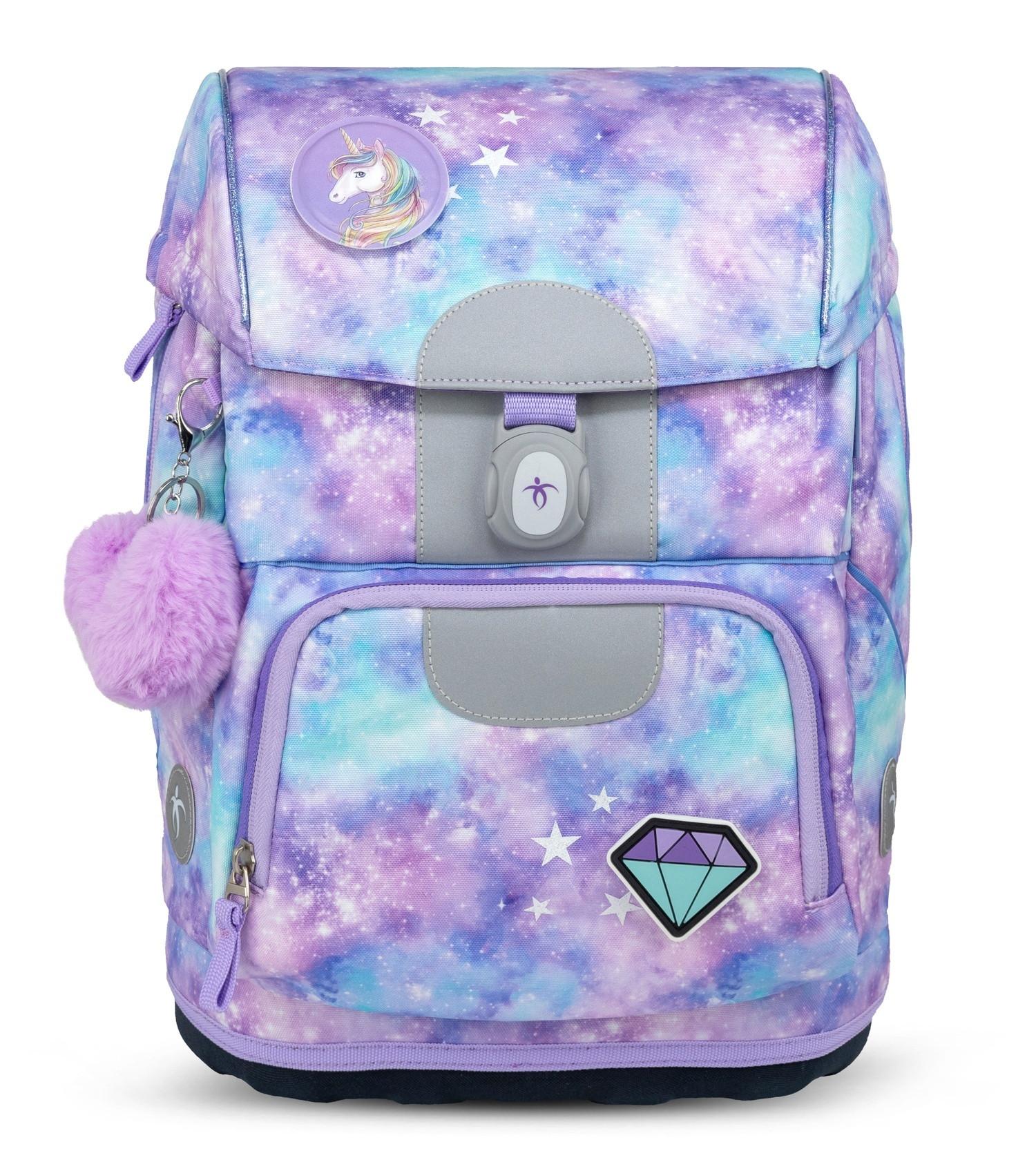 Belmil  MOTION Schulrucksack-Set Diamond Unicorn 