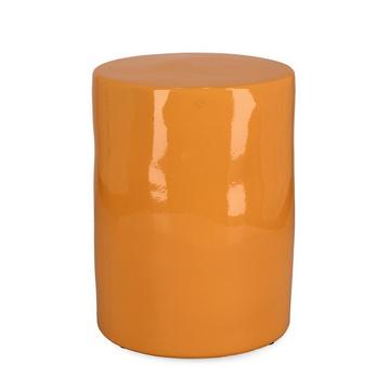 Tabouret Sphinx Cylindre orange