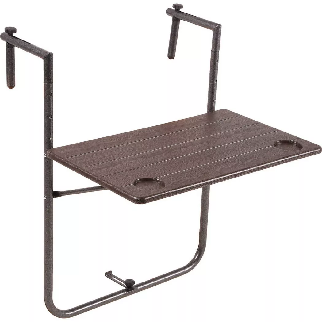 mutoni pleasure - Table de balcon pliante suspendue Tabora, One Size