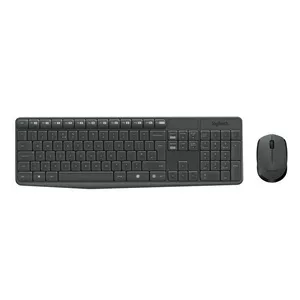 MK235 clavier Souris incluse USB QWERTZ Allemand Gris