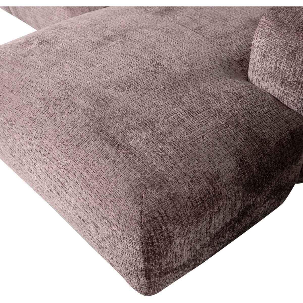 mutoni Ecksofa Cloud rechts gewebte Chenille taupe 280x165  