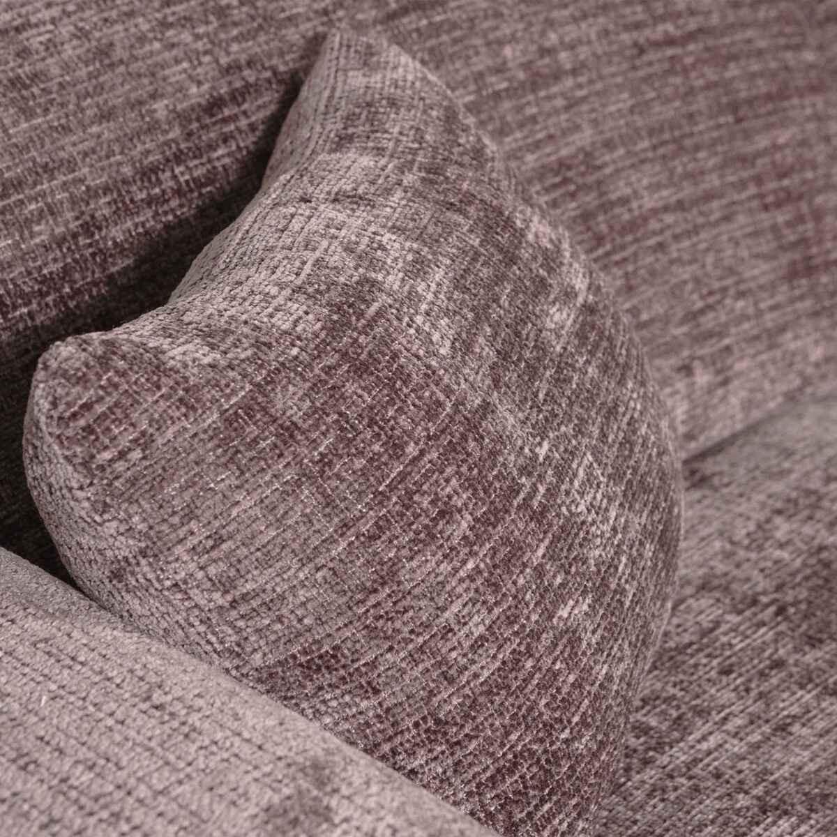 mutoni Ecksofa Cloud rechts gewebte Chenille taupe 280x165  