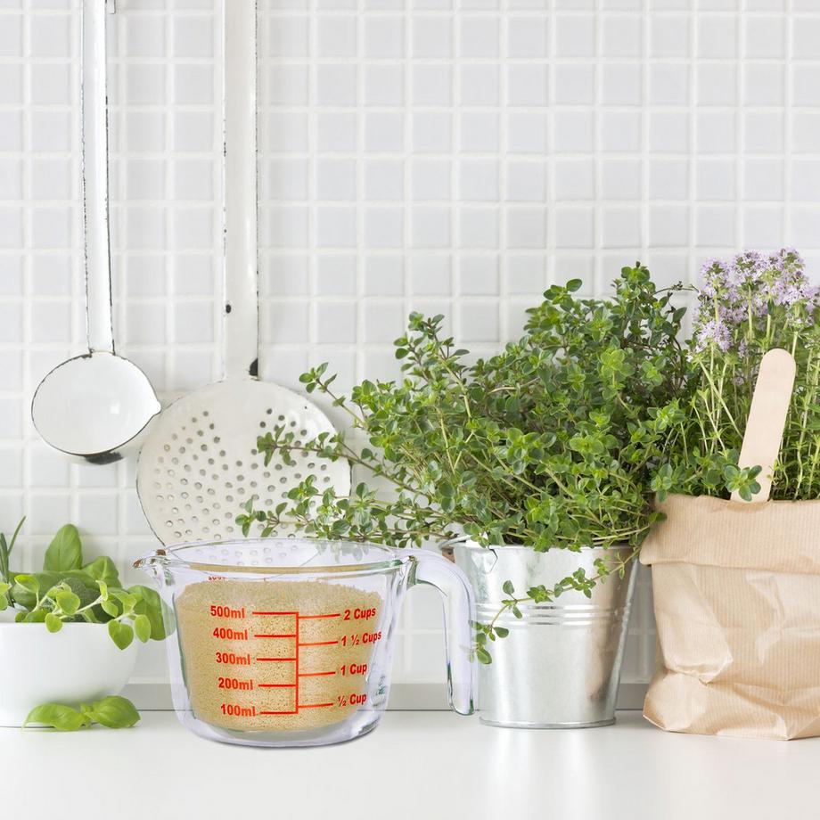 B2X Messbecher aus Glas 500 ml  