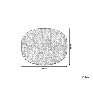 Beliani Pouf en Coton Boho CONRAD  